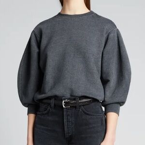 Agolde Thora sweatshirt puff sleeve